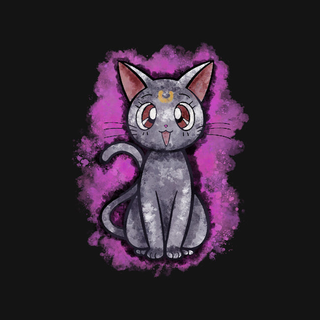 Luna Cat-none stretched canvas-nickzzarto