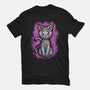 Luna Cat-womens basic tee-nickzzarto