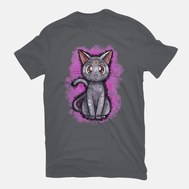 Luna Cat-womens basic tee-nickzzarto