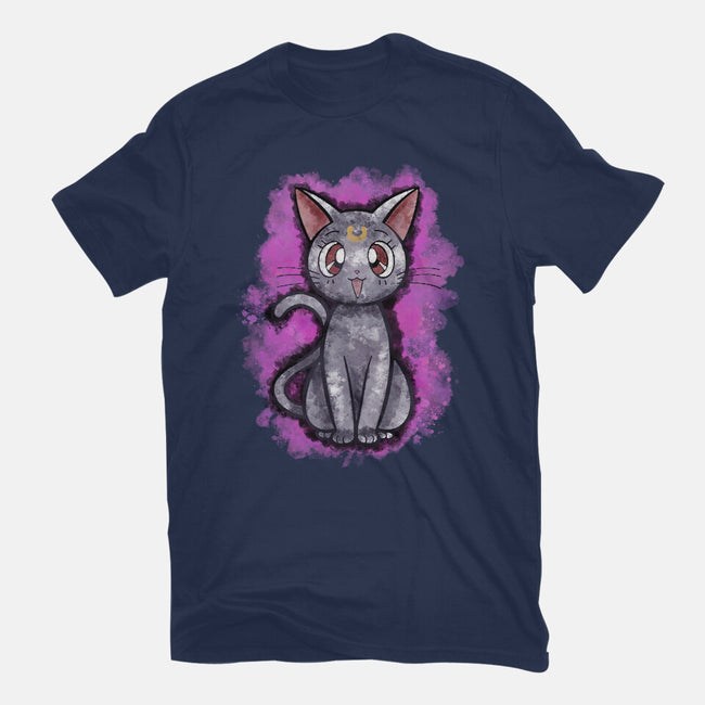 Luna Cat-womens basic tee-nickzzarto