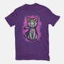 Luna Cat-womens basic tee-nickzzarto