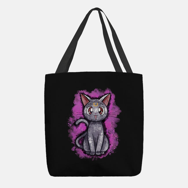 Luna Cat-none basic tote bag-nickzzarto