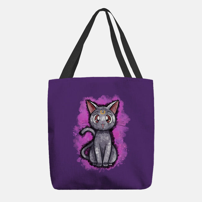 Luna Cat-none basic tote bag-nickzzarto