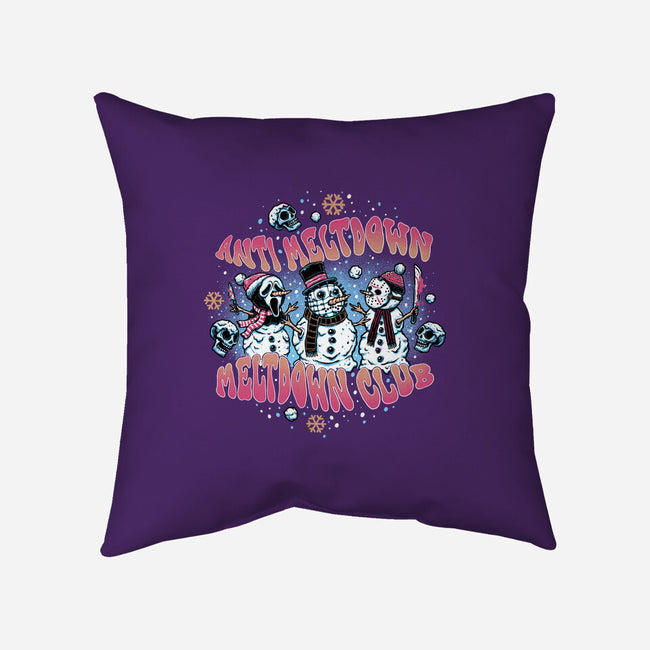 Meltdown Club-none removable cover throw pillow-momma_gorilla