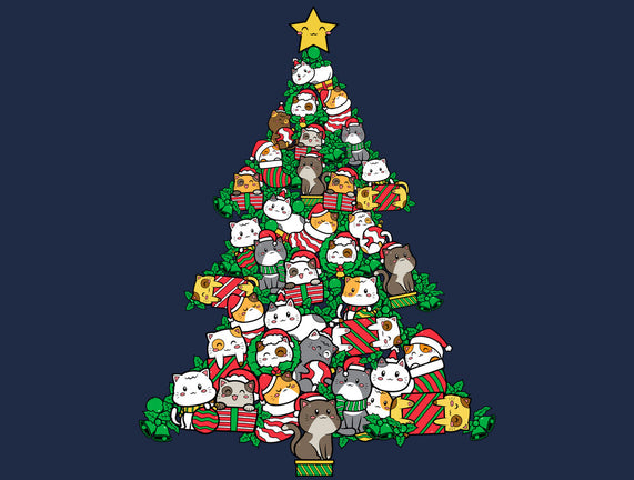 Cat Doodle Christmas Tree