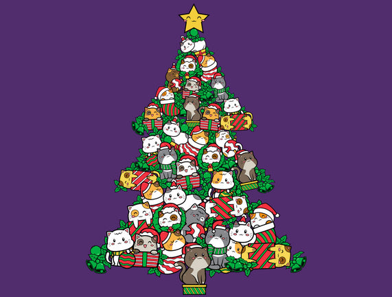 Cat Doodle Christmas Tree
