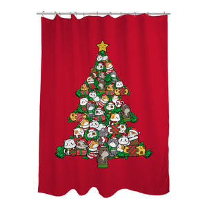 Cat Doodle Christmas Tree
