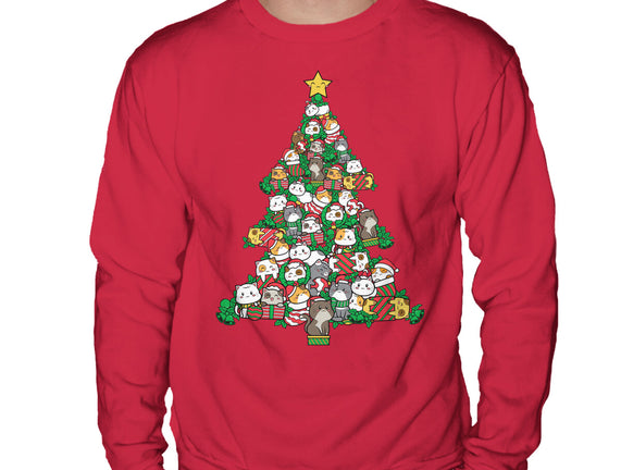 Cat Doodle Christmas Tree