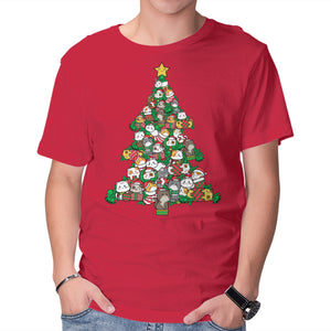 Cat Doodle Christmas Tree