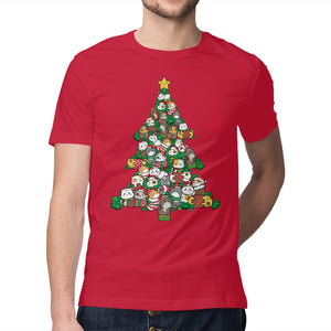 Cat Doodle Christmas Tree