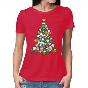 Cat Doodle Christmas Tree