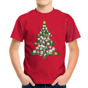 Cat Doodle Christmas Tree