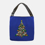 Cat Doodle Christmas Tree-none adjustable tote bag-bloomgrace28