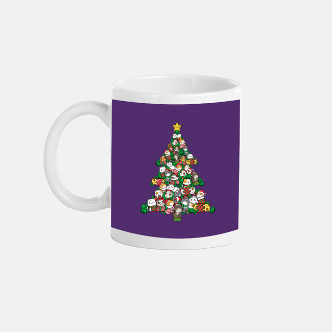 Cat Doodle Christmas Tree-none mug drinkware-bloomgrace28