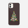 Cat Doodle Christmas Tree-iphone snap phone case-bloomgrace28