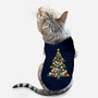 Cat Doodle Christmas Tree-cat basic pet tank-bloomgrace28