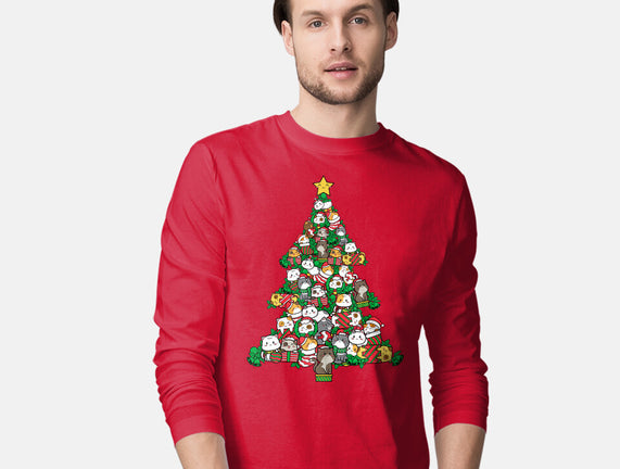 Cat Doodle Christmas Tree