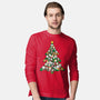Cat Doodle Christmas Tree-mens long sleeved tee-bloomgrace28