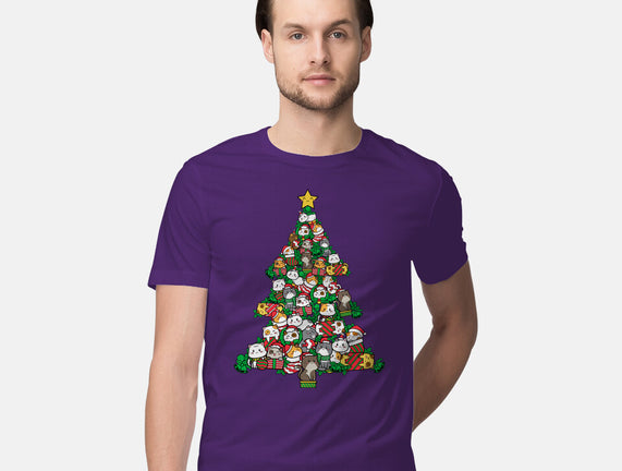 Cat Doodle Christmas Tree