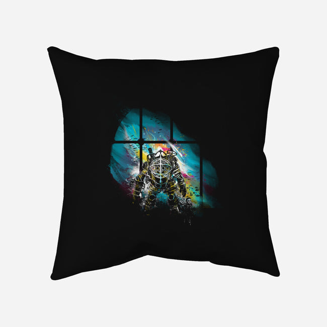 Bioshock Universe-none removable cover w insert throw pillow-kharmazero