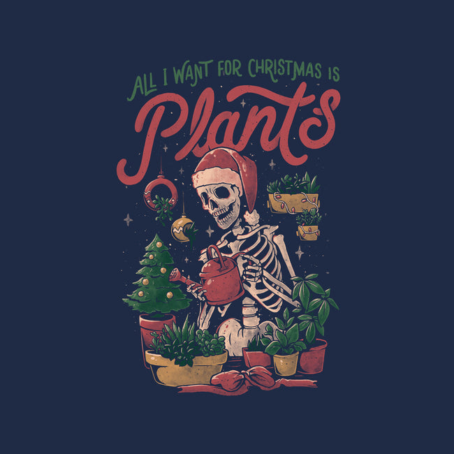 All I Want For Christmas Is Plants-mens basic tee-eduely