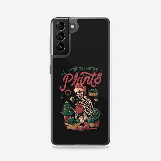 All I Want For Christmas Is Plants-samsung snap phone case-eduely