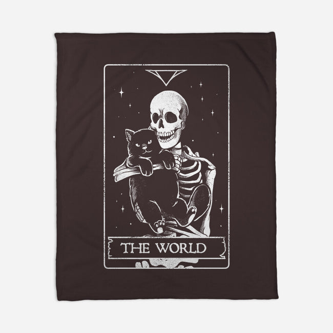 The World-none fleece blanket-eduely