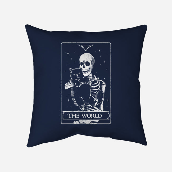 The World-none removable cover throw pillow-eduely