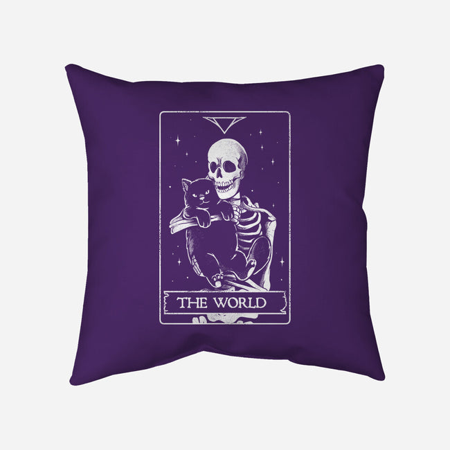 The World-none removable cover throw pillow-eduely