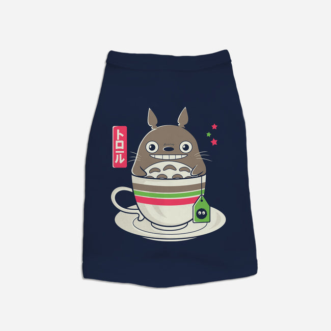 Totoro Coffee-dog basic pet tank-Douglasstencil