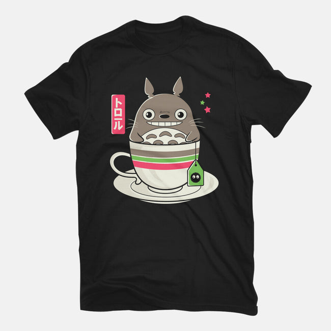 Totoro Coffee-womens basic tee-Douglasstencil