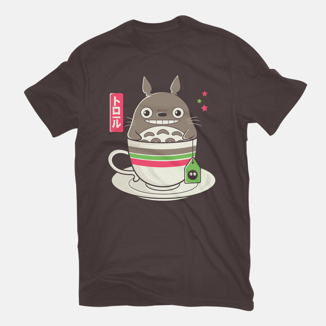 Totoro Coffee-womens basic tee-Douglasstencil