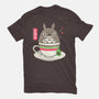 Totoro Coffee-womens basic tee-Douglasstencil