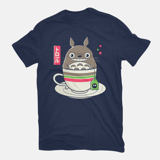 Totoro Coffee-womens basic tee-Douglasstencil