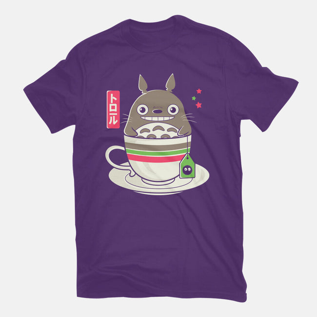 Totoro Coffee-womens basic tee-Douglasstencil