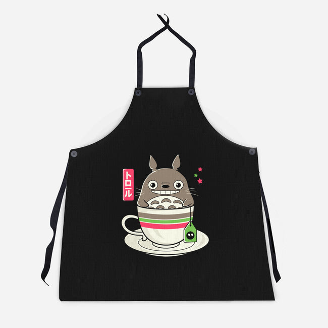 Totoro Coffee-unisex kitchen apron-Douglasstencil