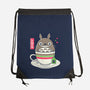Totoro Coffee-none drawstring bag-Douglasstencil