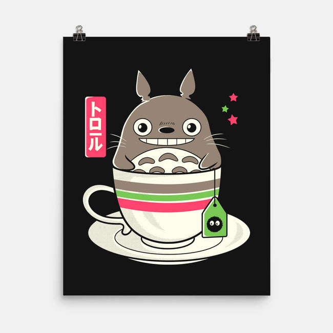 Totoro Coffee-none matte poster-Douglasstencil