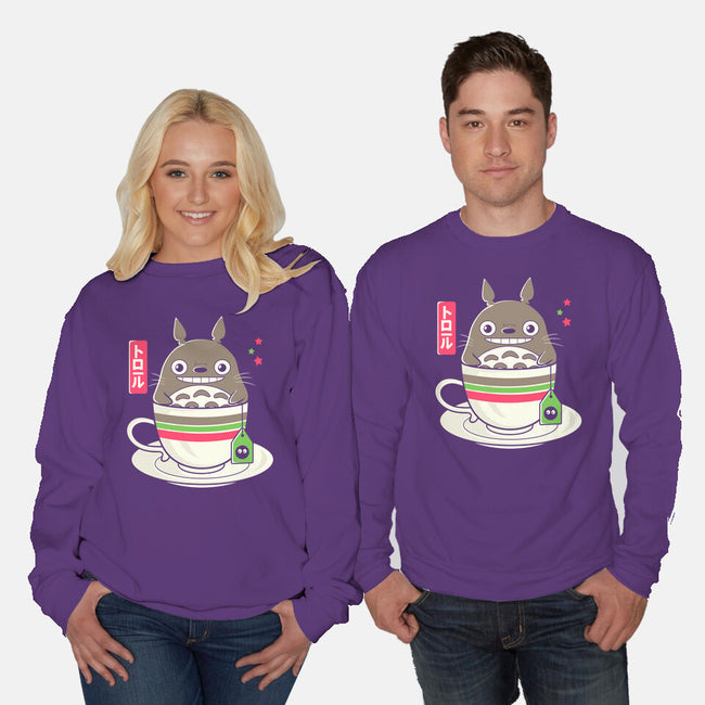 Totoro Coffee-unisex crew neck sweatshirt-Douglasstencil
