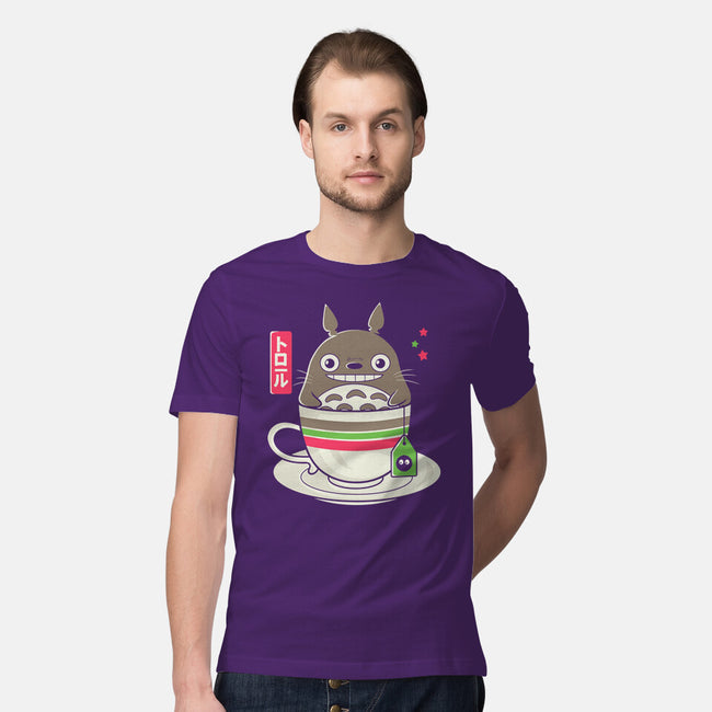 Totoro Coffee-mens premium tee-Douglasstencil