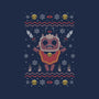 Lamb Christmas-womens v-neck tee-Alundrart