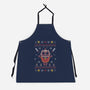 Lamb Christmas-unisex kitchen apron-Alundrart