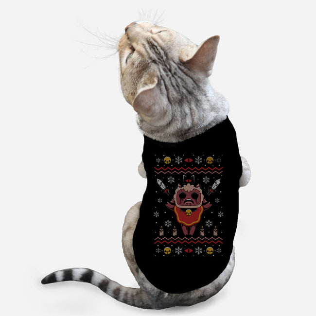 Lamb Christmas-cat basic pet tank-Alundrart