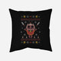 Lamb Christmas-none removable cover w insert throw pillow-Alundrart