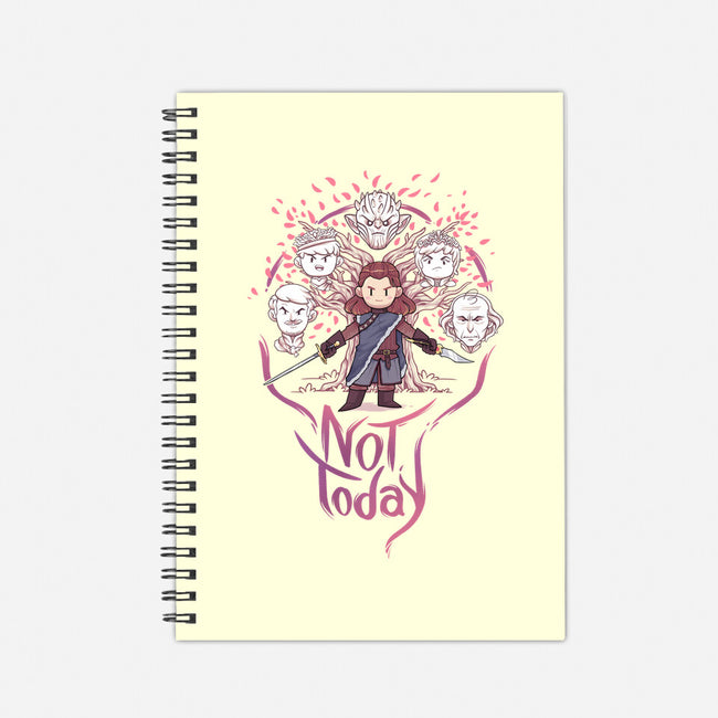 Stark Not Today-none dot grid notebook-2DFeer
