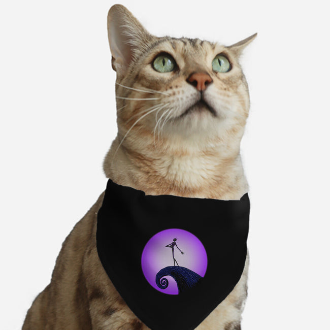 King Of The Moon-cat adjustable pet collar-MarianoSan