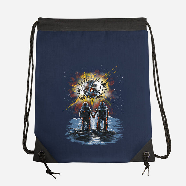 In The End Of The World-none drawstring bag-zascanauta