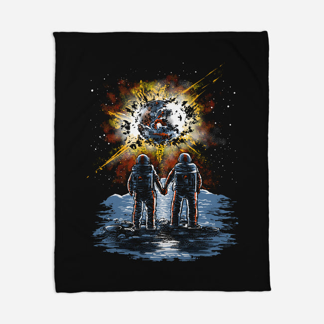 In The End Of The World-none fleece blanket-zascanauta
