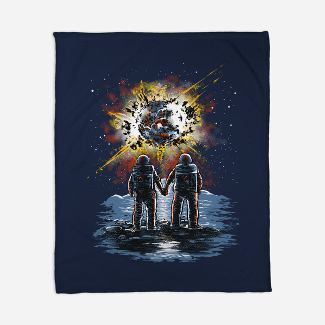 In The End Of The World-none fleece blanket-zascanauta