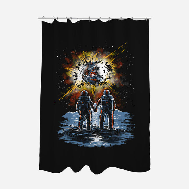In The End Of The World-none polyester shower curtain-zascanauta